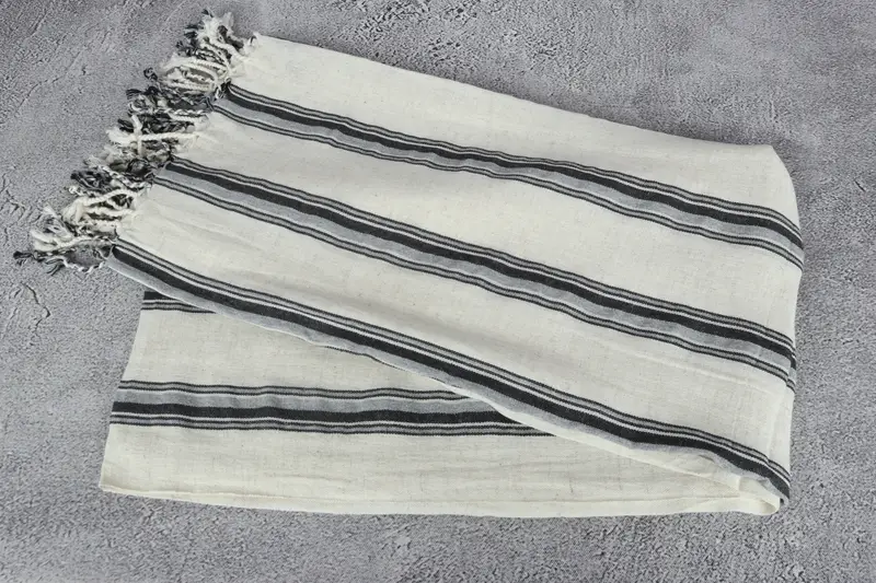 Gift For Best Friend, Quick-dry peshtemal, 70x38 Cotton Striped Towel, Luxury towel, Holiday Towel, Gifts For Him, Turkish Bath Towel USA, Spa Towel - 6