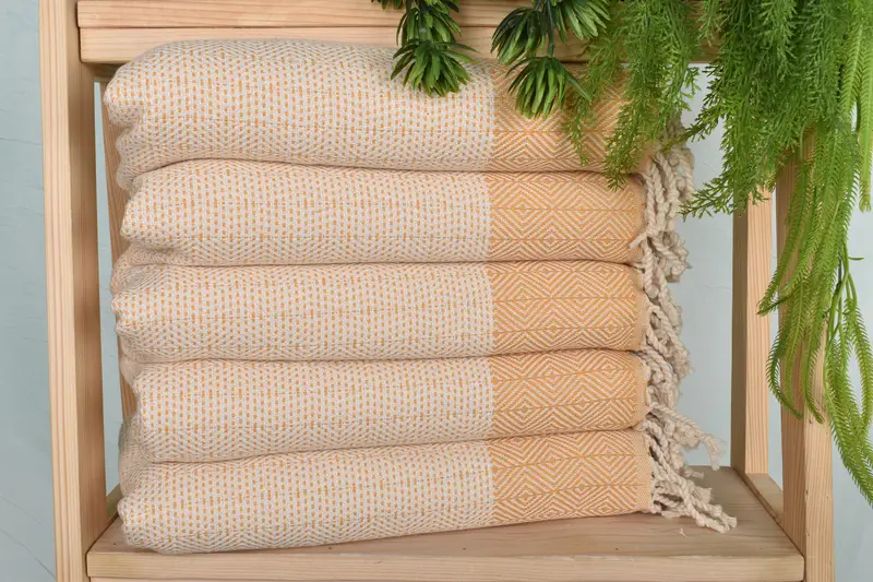 Wedding Gift, Best Friend Wedding Gift, Small Bath Towels, Bachelor Party Favors, 36x18 Cotton Diamond Towel, Embroidery Towel, Turkish Tea Towel - 1