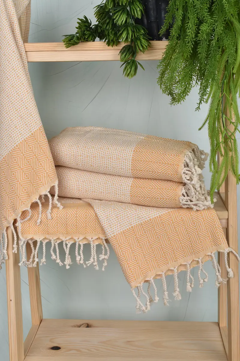 Wedding Gift, Best Friend Wedding Gift, Small Bath Towels, Bachelor Party Favors, 36x18 Cotton Diamond Towel, Embroidery Towel, Turkish Tea Towel - 6