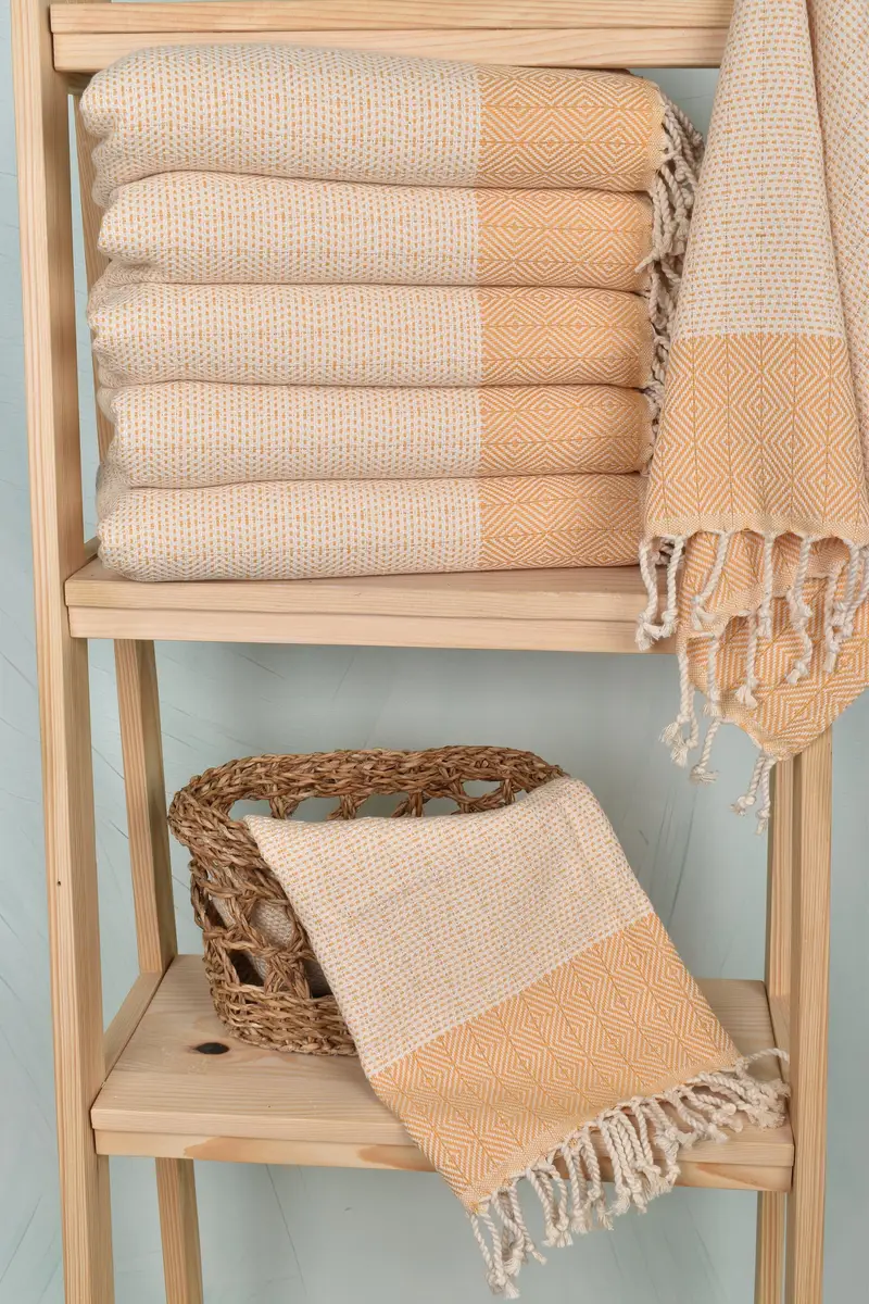Wedding Gift, Best Friend Wedding Gift, Small Bath Towels, Bachelor Party Favors, 36x18 Cotton Diamond Towel, Embroidery Towel, Turkish Tea Towel - 3