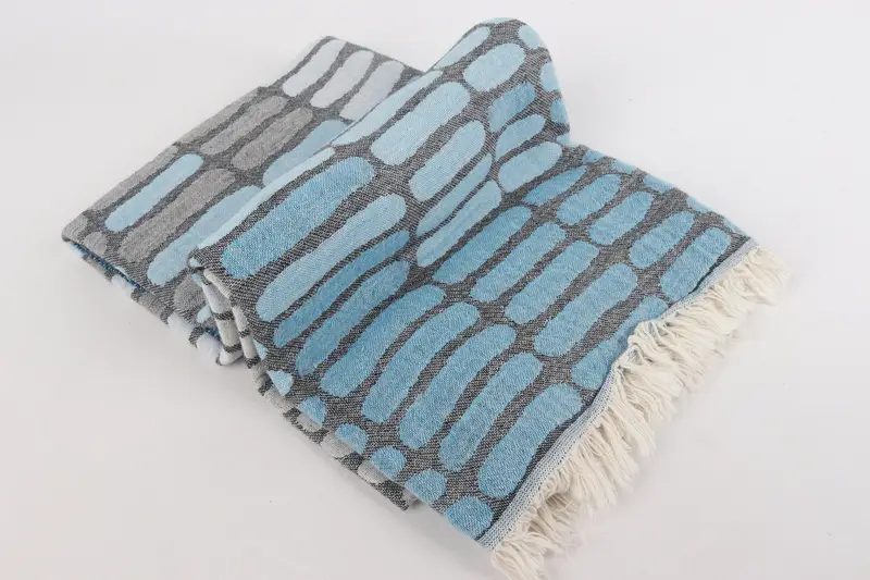 Turkish bath towel, Sand-resistant towel, Turkish Towel USA, Bachelor Party Gifts, Eco-Friendly Turkish Towel, 70x40 Cotton Asymmetric Design Towel - 7