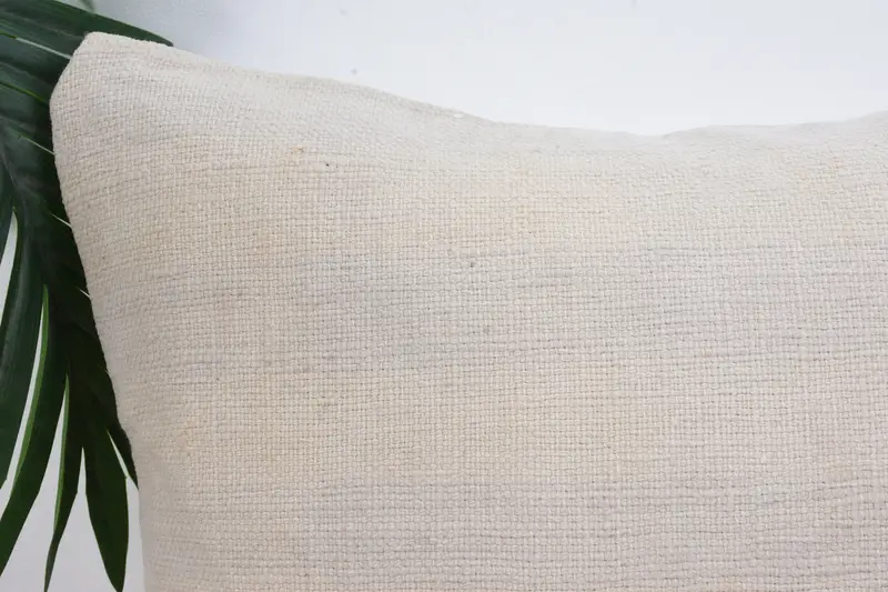 12x12 White Cushion, Pillow Case, Vintage Kilim Pillow, Interior Designer Pillow, Ethnical Kilim Rug Pillow, Meditation Cushion Case - 2