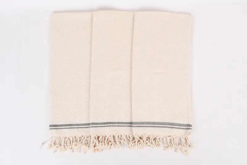 38x18 Cotton Striped Towel, Personalized Kitchen Towel, Monogram Kitchen Towel, Personalized Gifts, Personalized Gift For Her, Holiday Towel - 7
