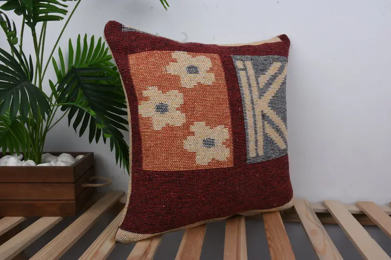 Wholesale Pillow Case, 20x20 Red Cushion Cover, Ethnic Pillow Case, Boho Pillow Sham Cover, Pillow Case, Gift Pillow, Home Decor Pillow - 4