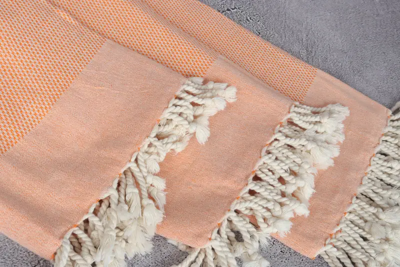 Handwoven Turkish Towel, Bachelor Party Gifts, Turkish Towel USA, Quick-dry peshtemal, Soft towel, 70x40 Cotton Geometric Towel, Scarf Towel - 5