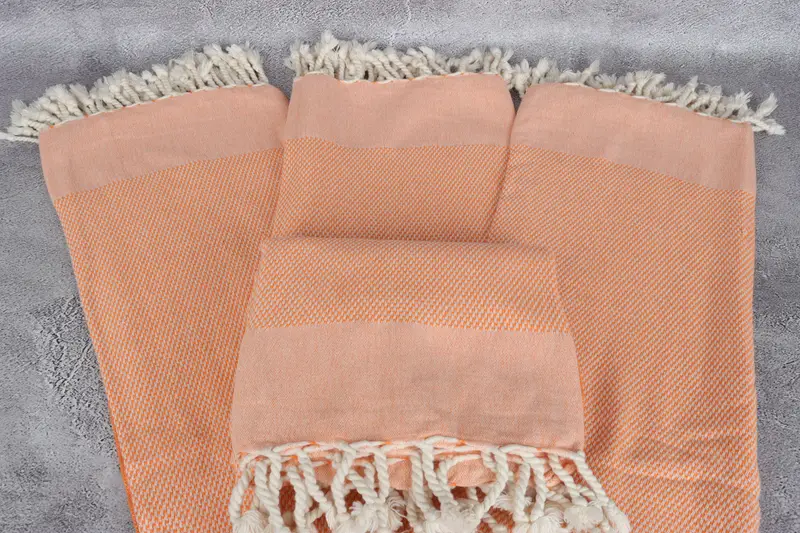 Handwoven Turkish Towel, Bachelor Party Gifts, Turkish Towel USA, Quick-dry peshtemal, Soft towel, 70x40 Cotton Geometric Towel, Scarf Towel - 4