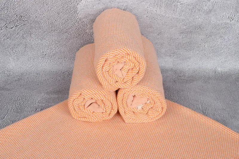 Handwoven Turkish Towel, Bachelor Party Gifts, Turkish Towel USA, Quick-dry peshtemal, Soft towel, 70x40 Cotton Geometric Towel, Scarf Towel - 7