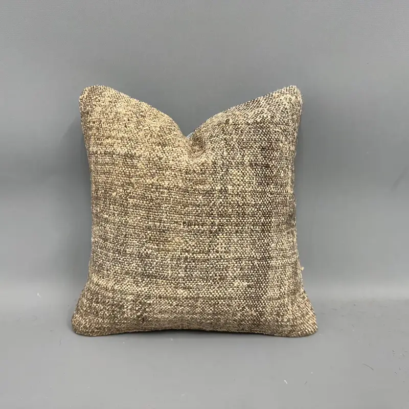Almohada de lanzamiento Kilim tejida a mano, cojín vintage del suroeste, almohada de lanzamiento