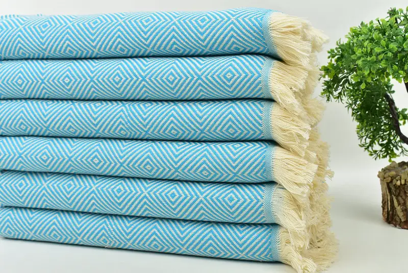 Personalized Gifts, Monogram Dish Towel, Custom Hand Towel, Bachelorette Party Gifts Bridesmaids, Turkish Tea Towel, 28x20 Cotton Diamond Towel - 3