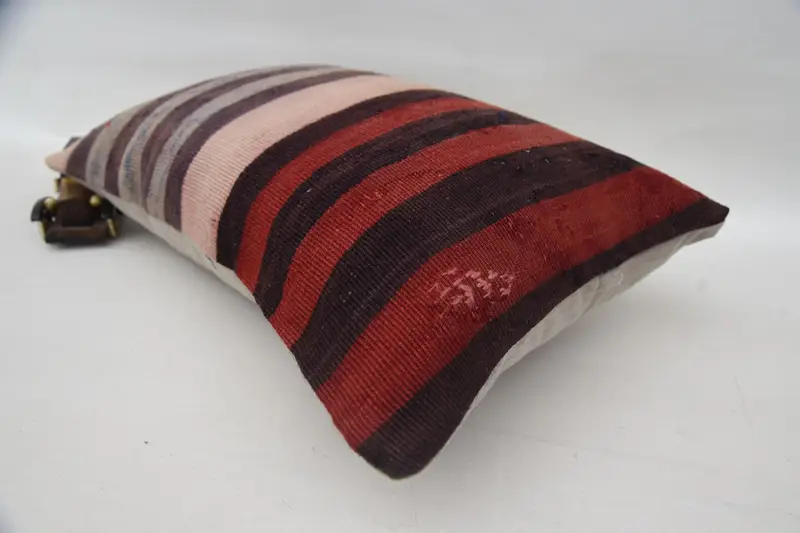 Handmade Kilim Cushion, 16x24 Beige Pillow Cover, Gift Pillow, Cushion, Art Deco Cushion Case, Decorative Throw Cushion, Kilim Pillow - 6