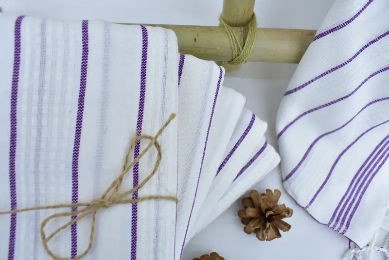 Turkish Towel Beach, Bachelorette Party Gifts, Bridesmaid Gift Towel, Wedding Towel, 70x40 Cotton Striped Towel, Travel Towel, Bridal Shower Favor - 3