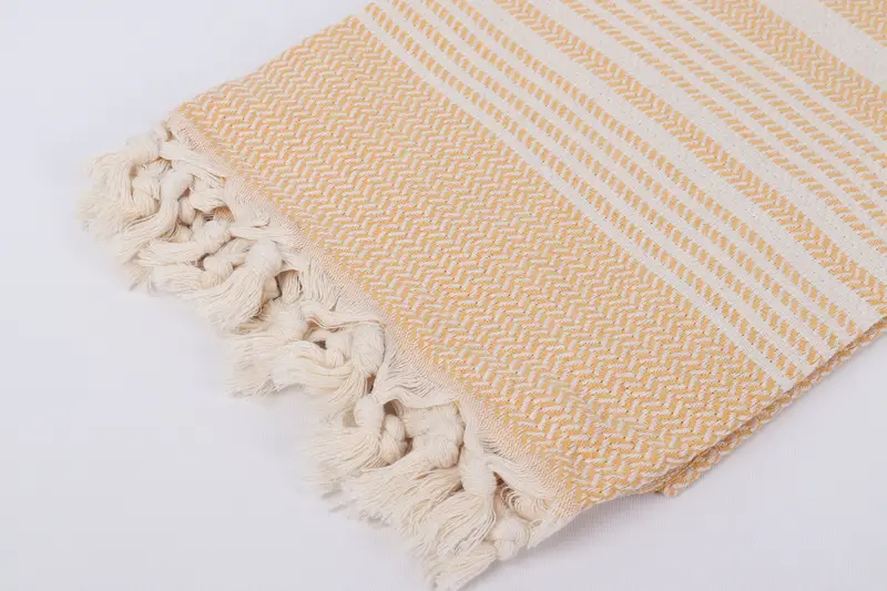 Summer Towel, Lightweight towel, 70x40 Cotton Striped Towel, Hammam towel, Beach Towel Gift, Wedding Shower Gift, Florida Bachelorette Party Favors - 7