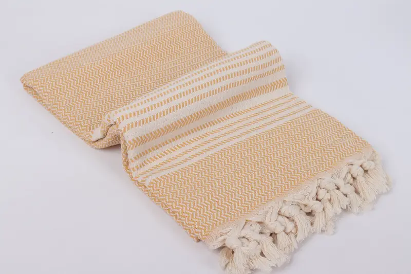 Summer Towel, Lightweight towel, 70x40 Cotton Striped Towel, Hammam towel, Beach Towel Gift, Wedding Shower Gift, Florida Bachelorette Party Favors - 6