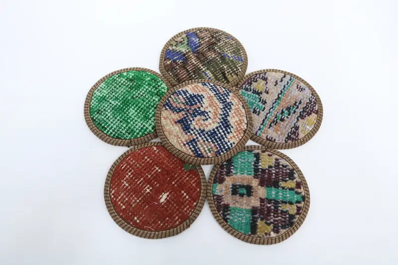 Montaña rusa Kilim verde y roja, montaña rusa única de decoración del hogar Boho