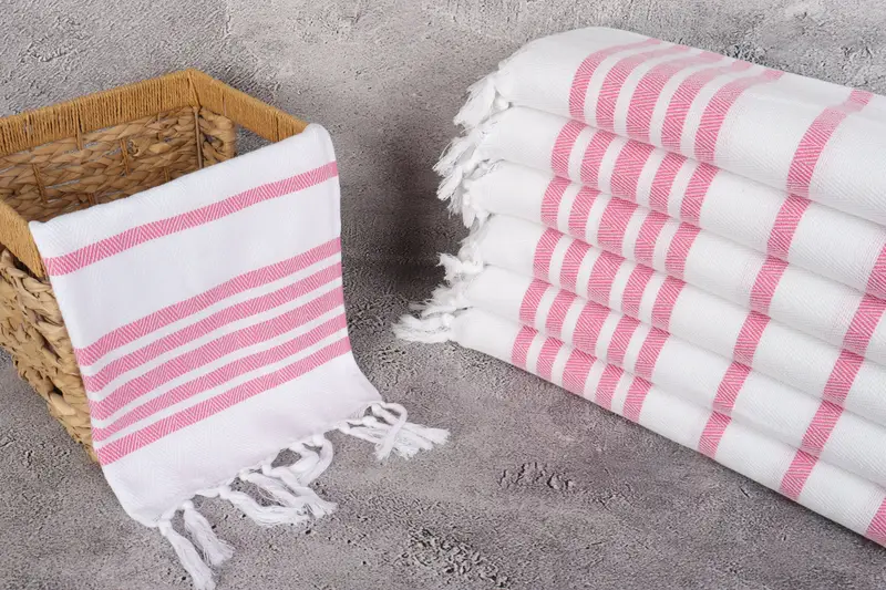Monogram Towels, Bachelorette Gifts, Xmas Gifts, Wedding Favors, Bachelorette Towel, 36x24 Cotton Herringbone Towel, Wedding Gift, Personalized Gift - 3