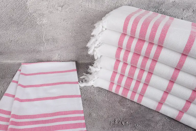 Monogram Towels, Bachelorette Gifts, Xmas Gifts, Wedding Favors, Bachelorette Towel, 36x24 Cotton Herringbone Towel, Wedding Gift, Personalized Gift - 2