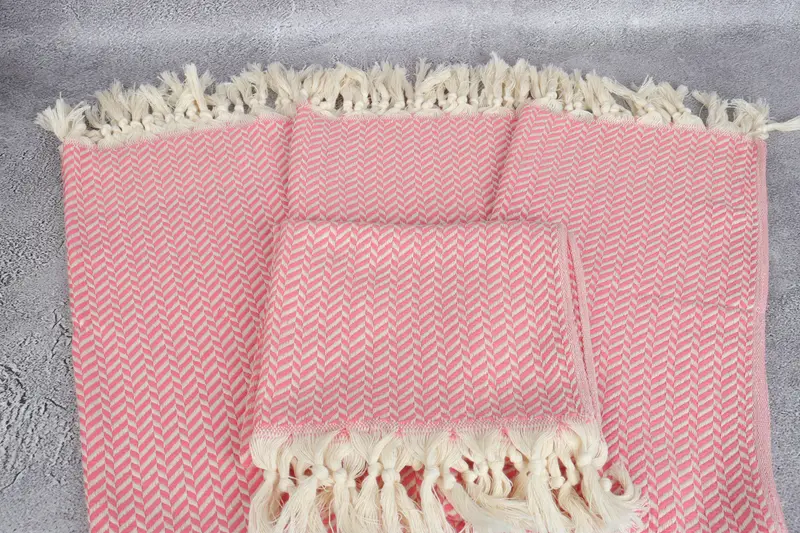 36x18 Cotton Chevron Towel, Wedding Favors, Personalized Gift, Personalized Gifts, Best Friend Gift, Bridesmaid Towel, Custom Gift, Embroidery Towel - 4