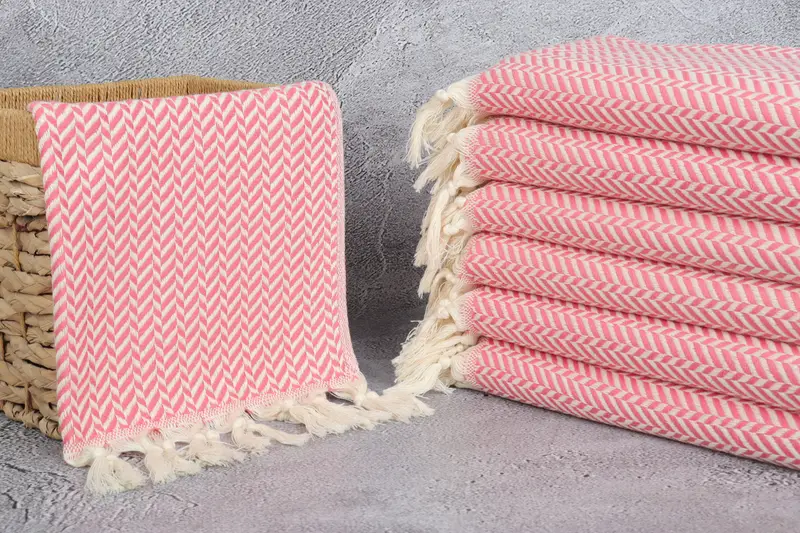 36x18 Cotton Chevron Towel, Wedding Favors, Personalized Gift, Personalized Gifts, Best Friend Gift, Bridesmaid Towel, Custom Gift, Embroidery Towel - 3