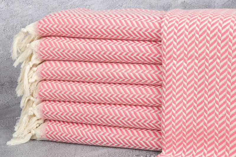 36x18 Cotton Chevron Towel, Wedding Favors, Personalized Gift, Personalized Gifts, Best Friend Gift, Bridesmaid Towel, Custom Gift, Embroidery Towel - 1