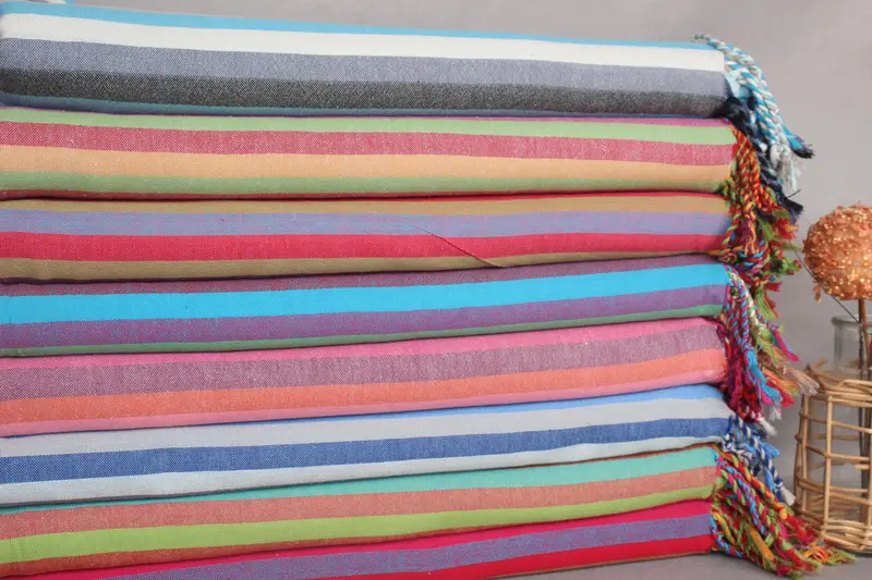 Personalized Turkish Towel, Personalized Bridesmaid Gift, 70x36 Cotton Striped Towel, Valentines Gift, Quick-dry peshtemal, Beach Towel Monogram - 2