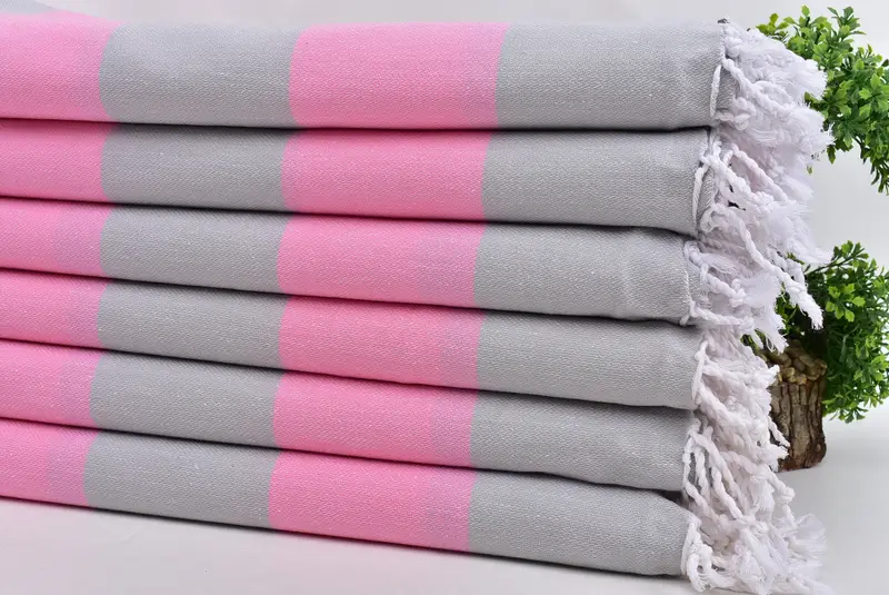 Quick-dry towel, 70x40 Cotton Striped Towel, Quick-dry peshtemal, Hammam Towel USA, Wedding For Favor, Peshtemal Towel, Organic Towel, Luxury towel - 3