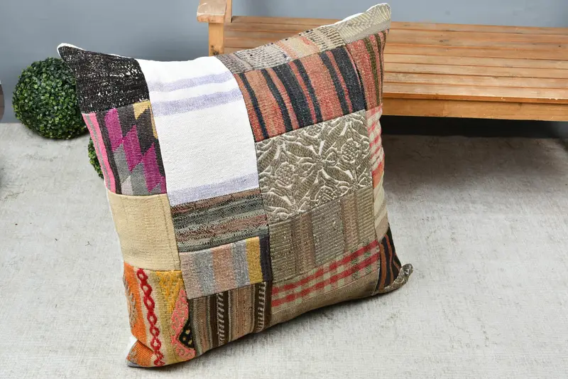 Floor Cushion, Seat Pillow, Pillow, Gift Pillow, Pet Pillow Sham, Home Decor Pillow, 32x32 White Cushion, Seat Pillow Cover, Pillow for Sofa - 7