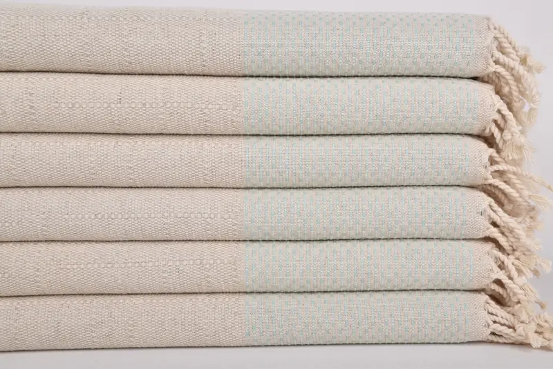 Wedding Anniversary Gift, Organic Towel, Wedding Gift, Custom Hand Towel, 40x20 Cotton Polka Dot Towel, Kitchen Towel, Xmas Gifts, Bridesmaid Favors - 2