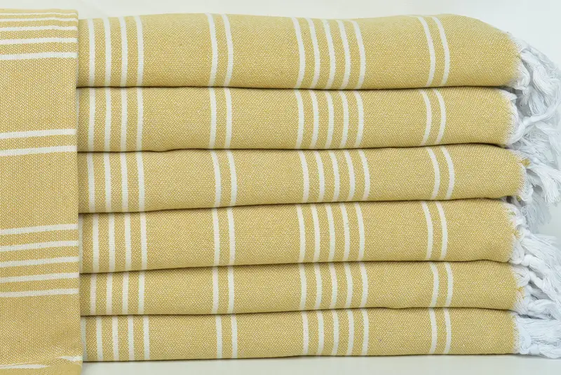 96x70 Cotton Striped Towel, Wedding Hand Made Gift, Bachelorette Party Favor, Personalized Blanket, Wedding Favors, Bachelorette Gifts - 1