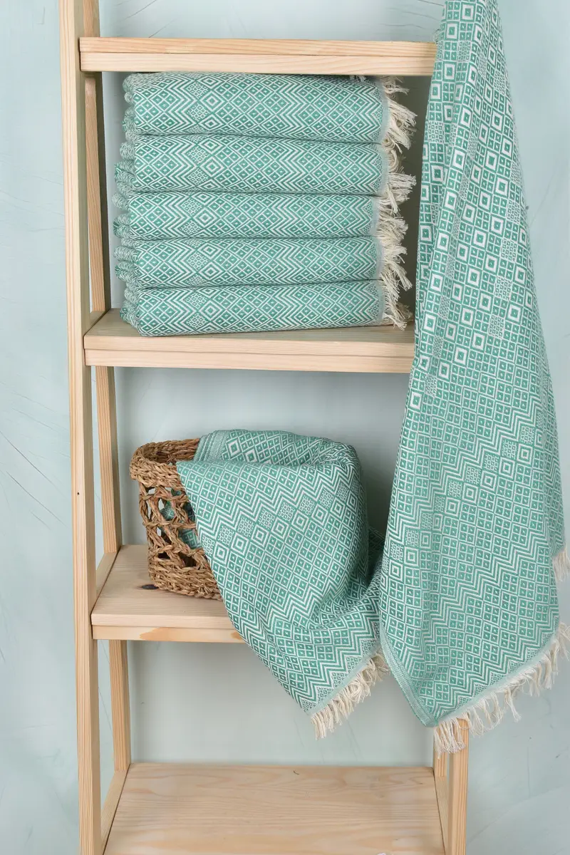 Turkish bath towel, 70x40 Cotton Diamond Towel, Personalized Towel, Yoga Towel, Soft towel, Customized Towels, Bachelorette Party Gifts For Bride - 3
