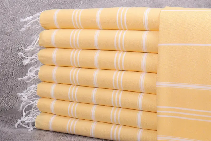 40x24 Cotton Striped Towel, Monogrammed Hand Towel, Gym Towel, Small Bath Towels, Custom Hand Towel, Bride Gift, Custom Wedding Gift From Bridesmaid - 1