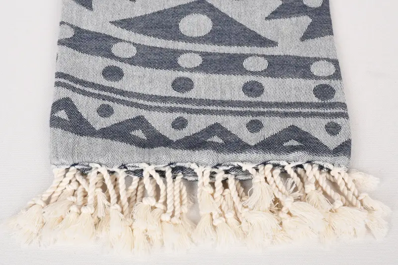 Personalized Wedding Gift, Gym Towel, Bridesmaid Gifts Personalized, Monogrammed Beach Towel, Turkish bath towel, 70x40 Cotton Round Pattern Towel - 4