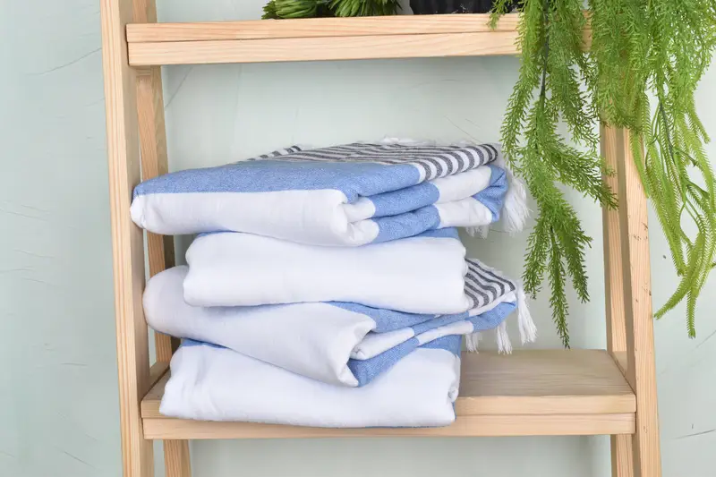 Sand-free towel, Employee Gifts, 68x36 Cotton Striped Terry Towel, Authentic Turkish hammam peshtemal, Gym Towel, Wedding Gift, Bachelor Gifts - 7