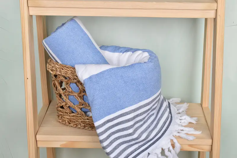 Sand-free towel, Employee Gifts, 68x36 Cotton Striped Terry Towel, Authentic Turkish hammam peshtemal, Gym Towel, Wedding Gift, Bachelor Gifts - 4