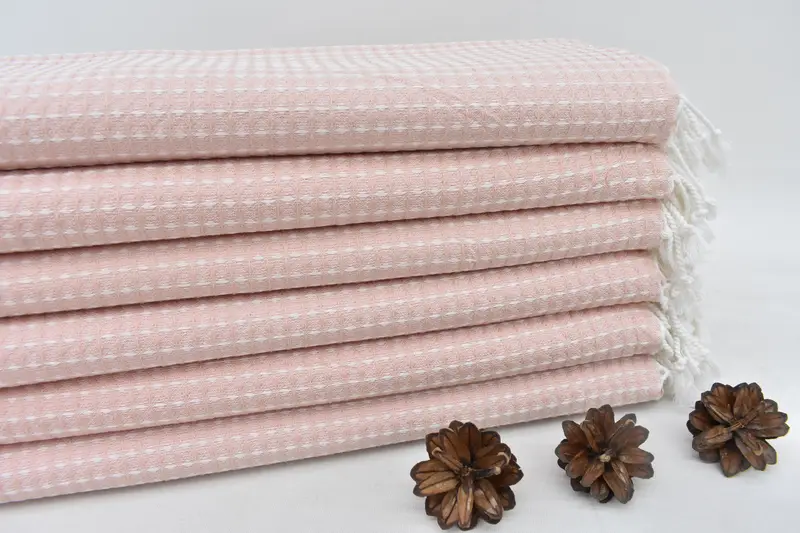 68x36 Cotton Waffle Towel, Personalized Wedding Gift, Wedding Gifts Towel, Bachelorette Favor, Personalized Beach Towel, Bachelorette Beach Towel - 2