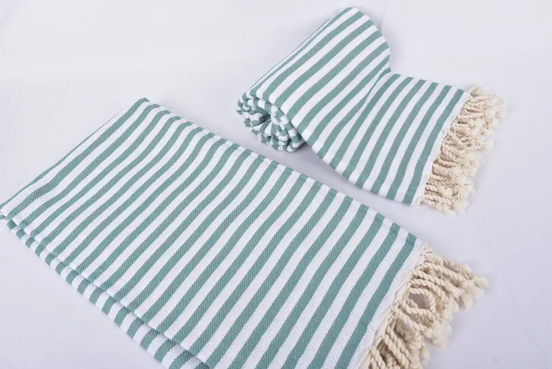 Peshtemal turco tradicional para hammam, regalo para ella, toallas de billar, regalo de toalla de playa, toalla a rayas de algodón de 70x40, regalo para el hogar, favores de despedida de soltera - 7
