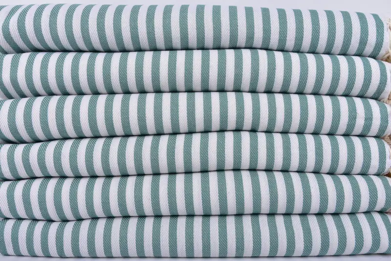 Peshtemal turco tradicional para hammam, regalo para ella, toallas de billar, regalo de toalla de playa, toalla a rayas de algodón de 70x40, regalo para el hogar, favores de despedida de soltera - 2