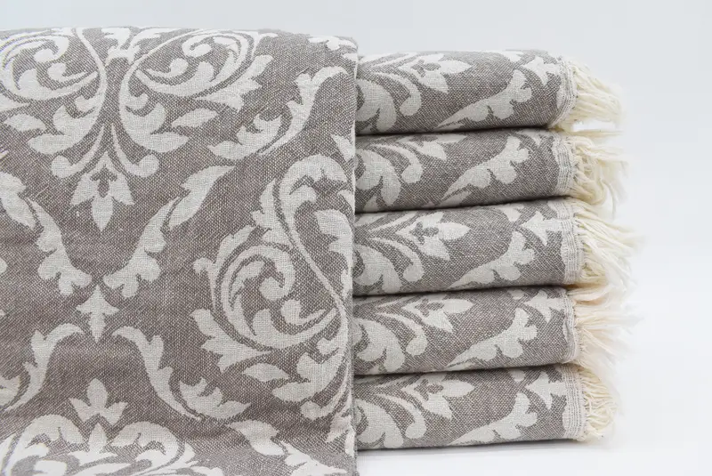 Peshtemal Towel, Gift For Bride, Beach Bachelorette Party Decorations, Bachelorette Gifts, 68x36 Cotton Baroque Towel, Bachelorette Party Favors - 1