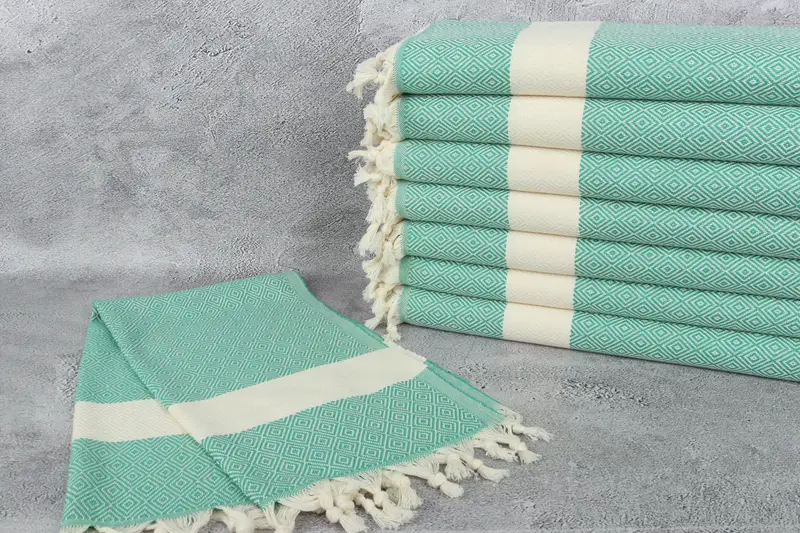 Kitchen Towel, Valentines Day Gift, 36x20 Cotton Diamond Towel, Bridesmaid Gift, Wedding Favors, Personalized Gifts, Wedding Anniversary Gift - 2