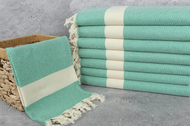 Kitchen Towel, Valentines Day Gift, 36x20 Cotton Diamond Towel, Bridesmaid Gift, Wedding Favors, Personalized Gifts, Wedding Anniversary Gift - 3