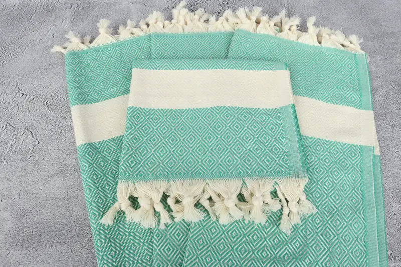 Kitchen Towel, Valentines Day Gift, 36x20 Cotton Diamond Towel, Bridesmaid Gift, Wedding Favors, Personalized Gifts, Wedding Anniversary Gift - 4