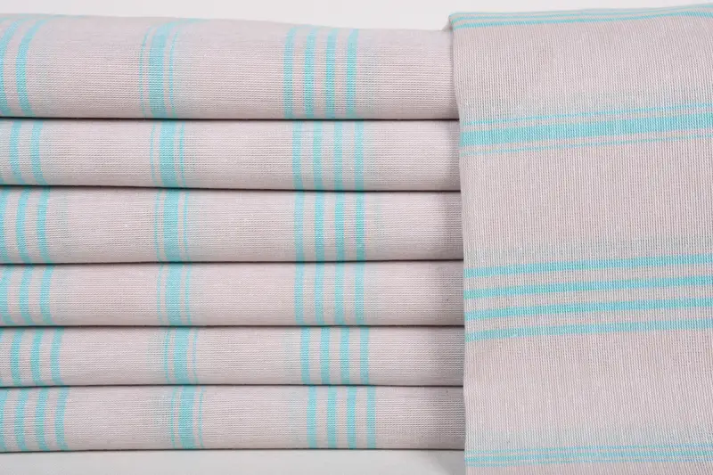 70x40 Cotton Striped Towel, Custom Wedding Towel, Anniversary Gift For Her, Best Friend Gift, Turkish bath towel, Organic Turkish towel, Yoga Towel - 1