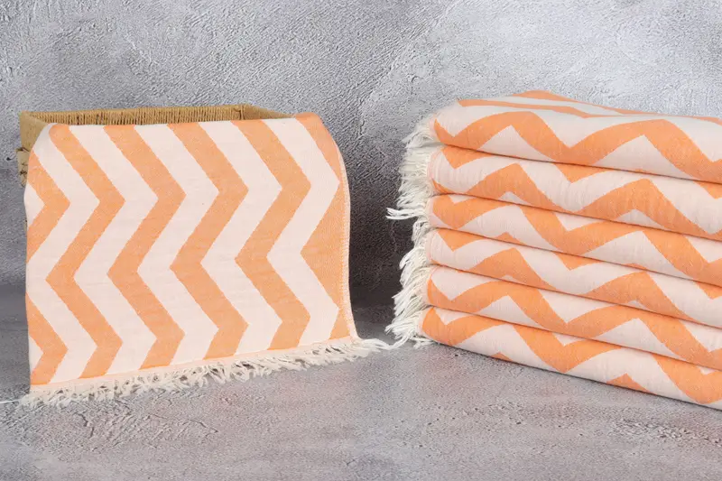 Spa Towel, Turkish Hand Towel, 40x24 Cotton Zigzag Design Towel, Kitchen Towel, Bridesmaid Gifts, Bachelorette Favor, Bachelorette Party Decorations - 4