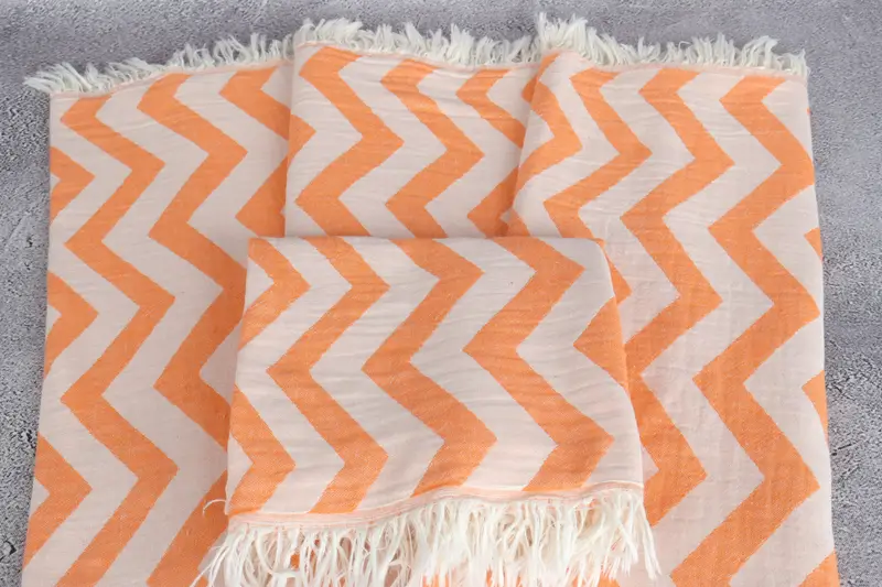 Spa Towel, Turkish Hand Towel, 40x24 Cotton Zigzag Design Towel, Kitchen Towel, Bridesmaid Gifts, Bachelorette Favor, Bachelorette Party Decorations - 5