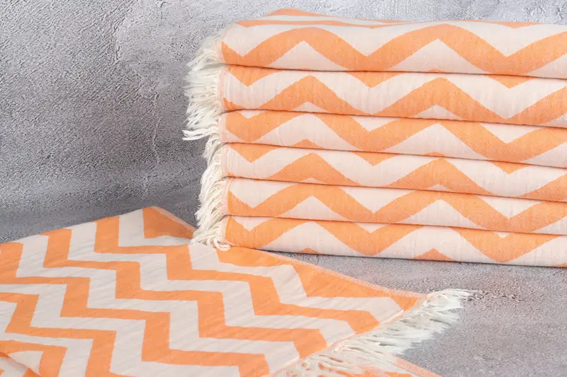 Spa Towel, Turkish Hand Towel, 40x24 Cotton Zigzag Design Towel, Kitchen Towel, Bridesmaid Gifts, Bachelorette Favor, Bachelorette Party Decorations - 3