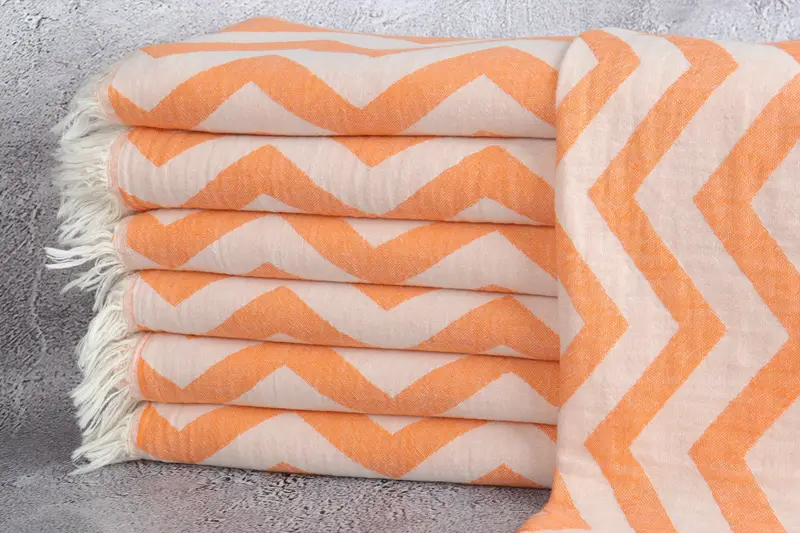 Spa Towel, Turkish Hand Towel, 40x24 Cotton Zigzag Design Towel, Kitchen Towel, Bridesmaid Gifts, Bachelorette Favor, Bachelorette Party Decorations - 2