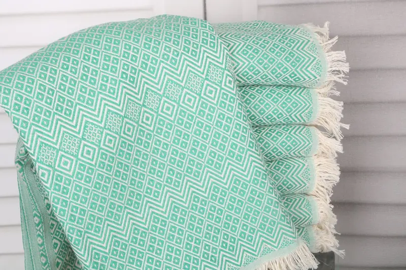 Custom Beach Towel, Organic Beach Towel, Sand-free towel, Beach towel, Turkish Towel Beach Towel, Bachelor Party Favors, 70x40 Cotton Diamond Towel - 1