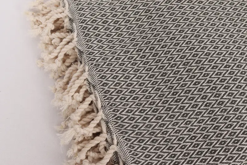 Housewarming Gift, Aesthetic Blanket, 96x80 Cotton Diamond Towel, Turkish Cotton Throw Blanket, Bedspread, Gift For Bride, Bridal Shower Gift - 7
