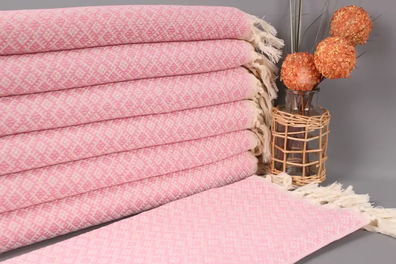 Monogram Towels, Personalized Dish Towel, Maid Of Honor Gift, 36x20 Cotton Diamond Towel, Custom Hand Towel, Small Bath Towels, Handmade Gift - 1