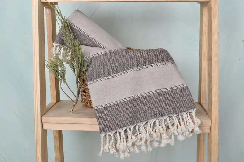 Baby Boy Gift, Quick-dry towel, 68x36 Cotton Striped Towel, Organic Turkish towel, Bachelorette Party Gifts, Beach Bachelorette Party Decorations - 4