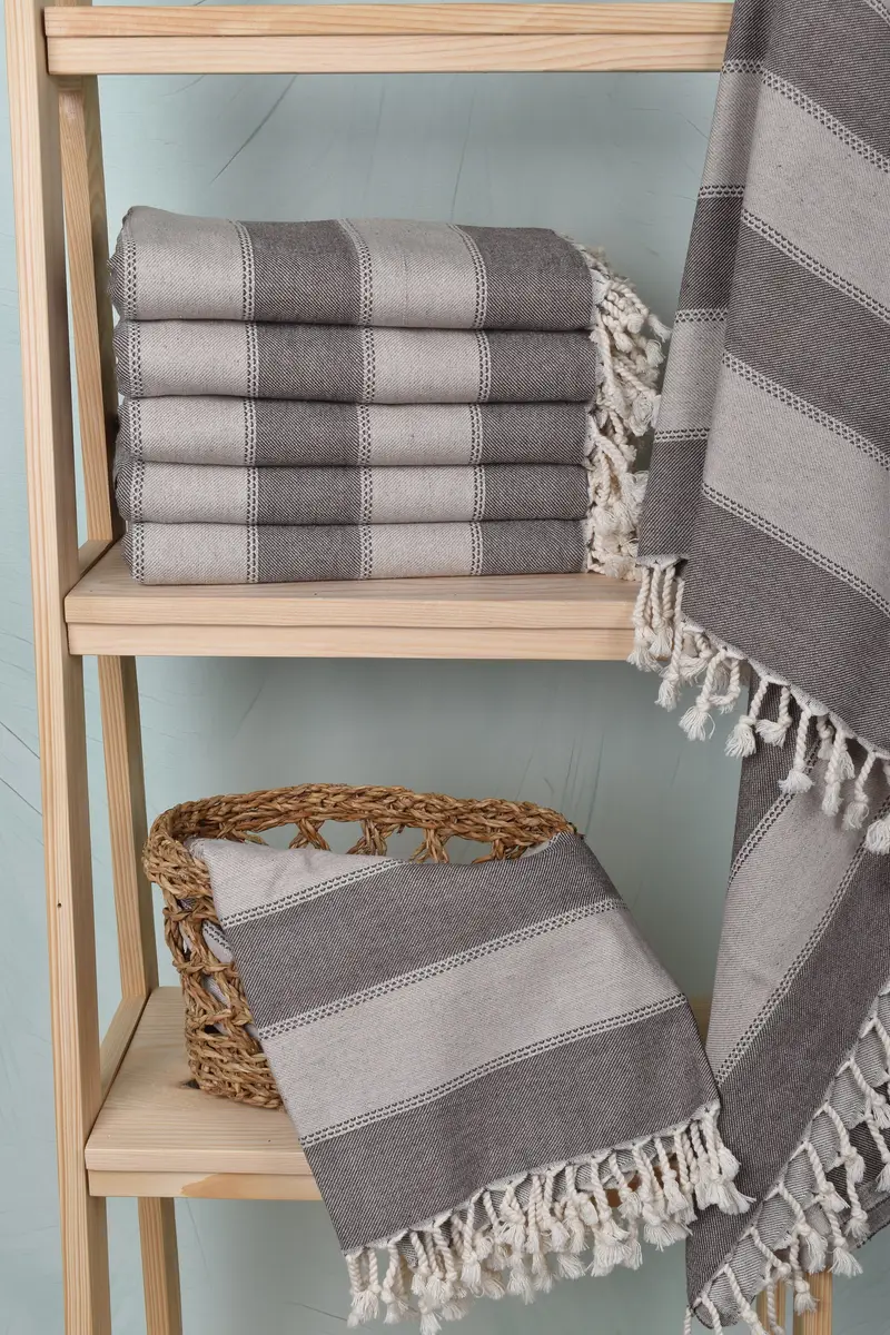Baby Boy Gift, Quick-dry towel, 68x36 Cotton Striped Towel, Organic Turkish towel, Bachelorette Party Gifts, Beach Bachelorette Party Decorations - 3